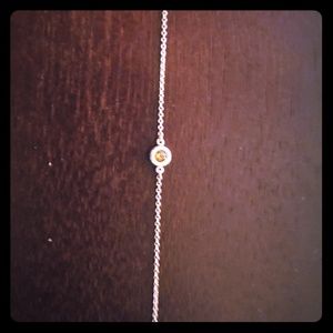 Tiffany's bracelet with yellow topaz